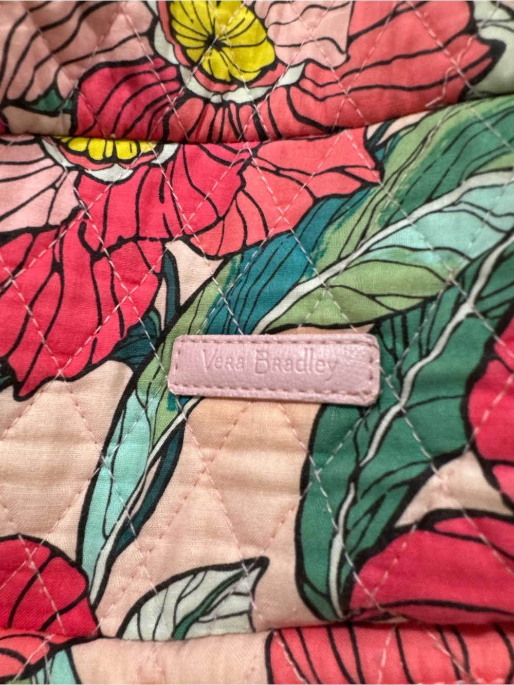 Vera Bradley Vintage Floral Quilted Backpack - Picture 2 of 5